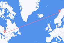 Flyreiser fra Timmins, Canada til Bodø, Norge