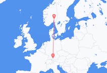 Loty z Osło, Norwegia do Memmingen, Niemcy