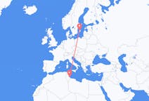 Flights from Djerba, Tunisia to Visby, Sweden