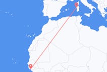 Flyrejser fra Bissau, Guinea-Bissau til Alghero, Italien