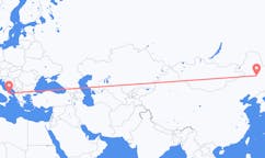 Flyg från Daqing, Kina till Bari, Italien