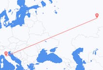 เที่ยวบิน จาก เยคาเตรินเบิร์ก, รัสเซีย ไปยัง ฟลอเรนซ์, อิตาลี