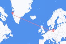 Flyreiser fra Zielona Góra, Polen til Sisimiut, Grønland