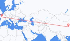 Flyreiser fra Yuncheng, Kina til Tours, Frankrike