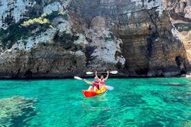Paradiso del kayak: tour di snorkeling, grotta e salto dalla scogliera a Cala Portixol