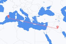 Flyrejser fra Najaf til Palma