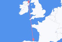 Flights from Santander, Spain to Belfast, Northern Ireland