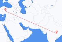 出发地 印度賴布爾目的地 土耳其開塞利的航班