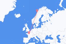 Flights from Tours, France to Bodø, Norway