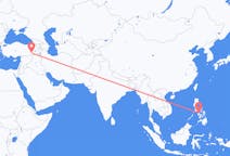 Flyreiser fra Kalibo, Filippinene til Batman, Tyrkia
