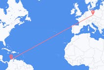 Flyreiser fra Santa Marta, Colombia til Dresden, Tyskland