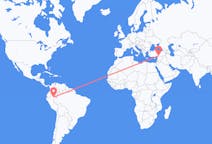Flyrejser fra Iquitos, Peru til Gaziantep, Tyrkiet
