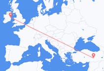 Flyg från Malatya, Turkiet till Dublin, Turkiet
