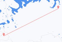Fly fra Minsk til Novy Urengoy