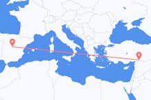 Flyg från Gaziantep till Madrid