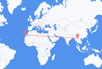 Flights from Kengtung, Myanmar (Burma) to Tenerife, Spain