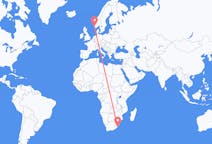 Flyrejser fra Margate, KwaZulu-Natal, Sydafrika til Stavanger, Norge
