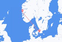 스웨덴발 말뫼, 노르웨이행 베르겐 항공편