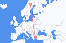 Flyg från Lycksele, Sverige till Santorini, Sverige