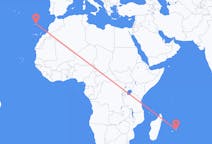 เที่ยวบินจาก Mauritius Island ถึงปอร์โต้ซานโต