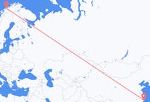 Flyrejser fra Taizhou, Jiangsu, Kina til Tromsø, Norge