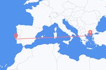 Flyrejser fra Lemnos til Lissabon
