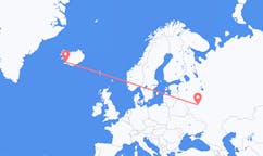 Flights from the city of Kaluga, Russia to the city of Reykjavik, Iceland