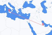 Flights from Hofuf, Saudi Arabia to Palermo, Italy