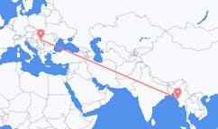 Flyg från Ann, Myanmar (Burma) till Timișoara, Rumänien