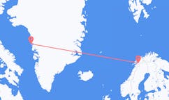 Fly fra Upernavik til Narvik
