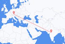 Flyreiser fra Indore, India, til München, India