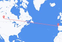 出发地 加拿大出发地 萨斯卡通目的地 西班牙圣地亚哥 － 德孔波斯特拉的航班