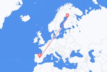 Flights from Madrid, Spain to Oulu, Finland
