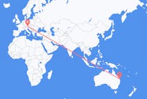 Flights from Hervey Bay, Australia to Salzburg, Austria