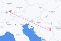 Vols de Thal, Suisse pour Tuzla, Bosnie-Herzégovine
