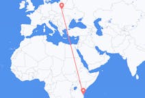 Flyreiser fra Zanzibar, til Lublin