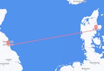 Flights from Newcastle upon Tyne, England to Aarhus, Denmark