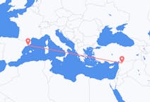 Flyrejser fra Aleppo til Barcelona