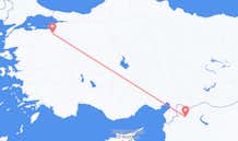 Loty z miasta Aleppo do miasta Bursa