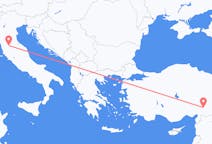 Vluchten van Kahramanmaraş naar Florence