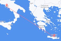 Flights from Heraklion, Greece to Naples, Italy