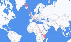 Flights from Pemba, Mozambique to Akureyri, Iceland