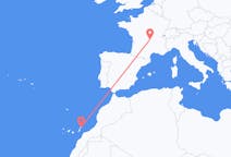 Flights from Clermont-Ferrand to Lanzarote