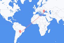 Flyreiser fra Puerto Iguazú, Argentina til Istanbul, Tyrkia