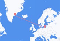 Flights from Gdańsk, Poland to Kulusuk, Greenland