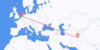 Flights from Afghanistan to the Netherlands