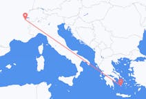 Flyg från Genève, Schweiz till Milos, Grekland