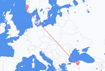 Loty z Stavanger, Norwegia do Ankara, Turcja