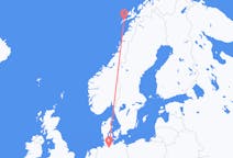 ノルウェーのから レクネス、ドイツのへ ハンブルクフライト