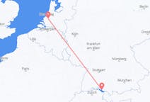 Flyrejser fra Rotterdam, Holland til Friedrichshafen, Tyskland